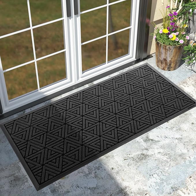 Yimobra Large Door Mat 47x24, All-Weather Waterproof Non-Slip Welcome Matt by Yimobra