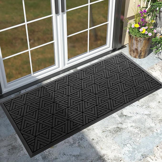 Yimobra Large Door Mat 47x24, All-Weather Waterproof Non-Slip Welcome Matt by Yimobra