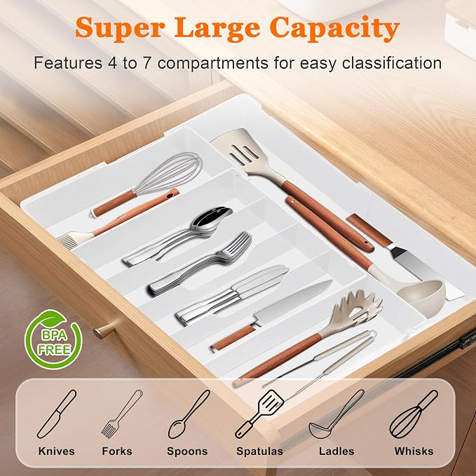Expandable Large Silverware Organizer - Image 2