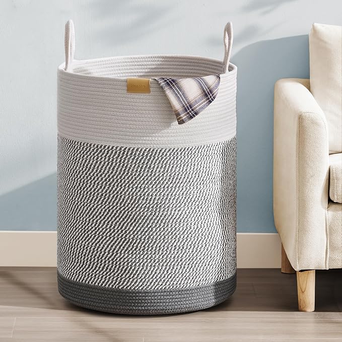 Laundry Hamper 95L, Large Laundry Basket by Nunsino