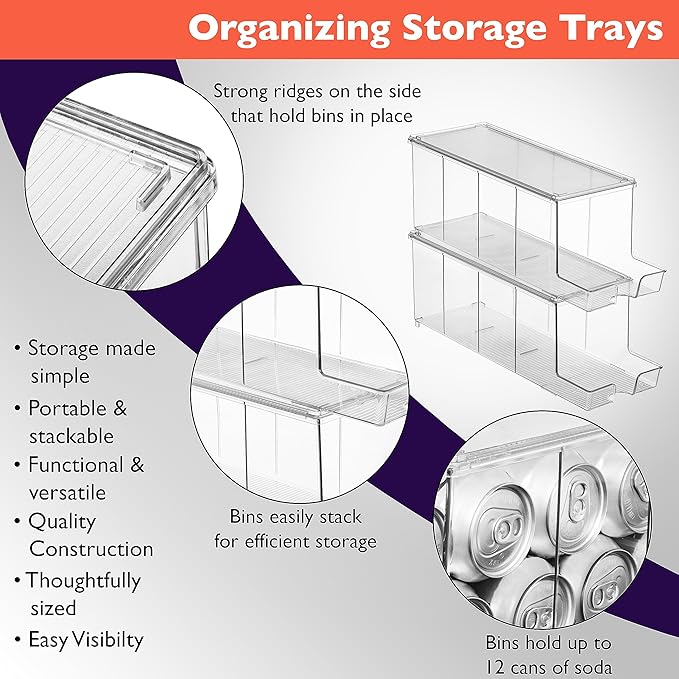 ClearSpace Soda Can Organizer & Soda Can Dispenser - Image 4