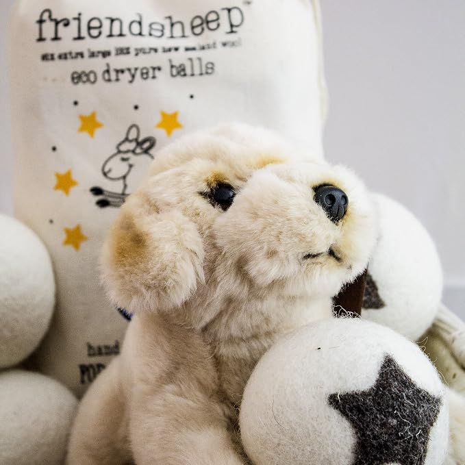 Friendsheep Wool Dryer Balls 6 Pack XL Organic Premium Reusable Cruelty Free - Image 7