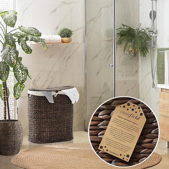 Casafield Oval Laundry Hamper - Image 2