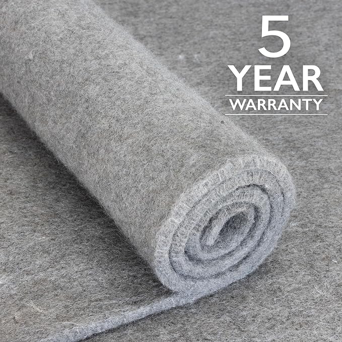 RUGPADUSA - Eco-Plush - 5'x7' - 1/4" Thick - 100% Felt - Premium Cushioned Rug - Image 5