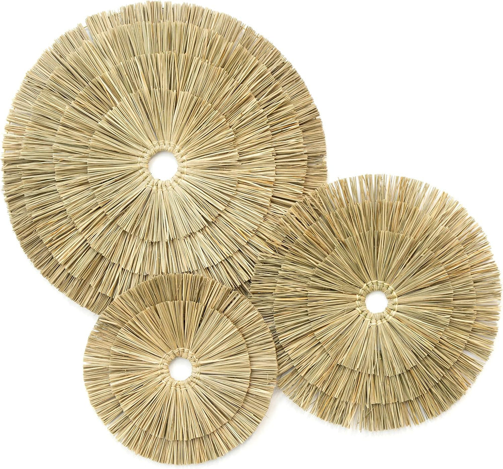 VATIMA Boho Wall Décor – Simple Oversized Wall Basket Décor for Home and Offi...