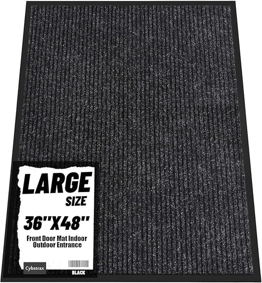 Front Door Mat Indoor Outdoor Entrance, TPR Backing Non-Slip Doormats, Low by Unknown