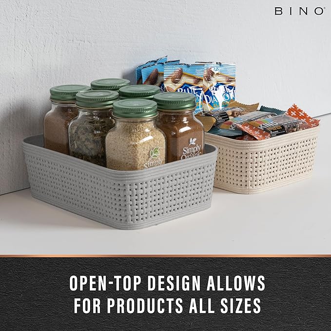 BINO | Woven Plastic Basket | XS, Space - Image 4
