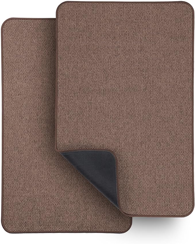 Bath Mat, Ultra Thin Bathroom Rugs, Rubber Bath Mats by BosapDirect