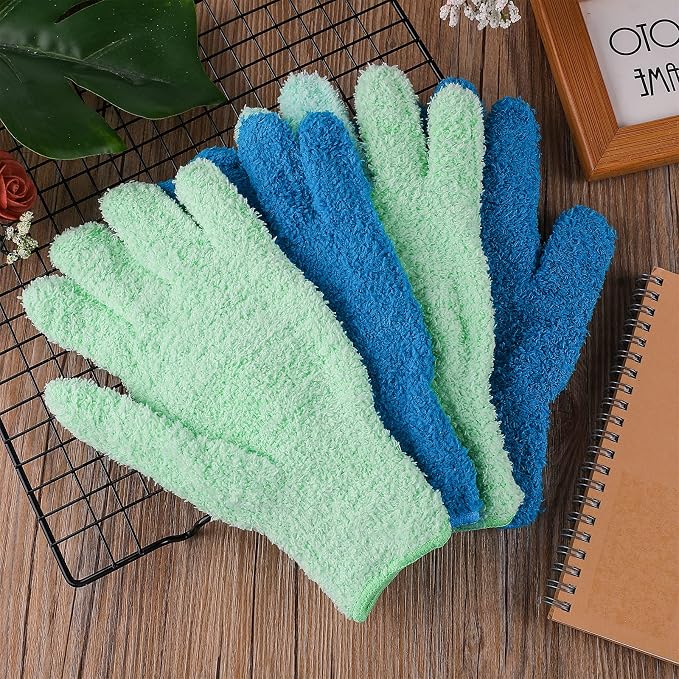 Grevosea 2 Pairs Microfiber Gloves - Image 8