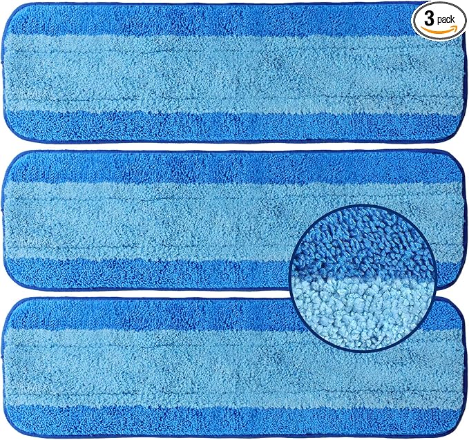 3 Pack Microfiber Cleaning Pads by ZHAYAO
