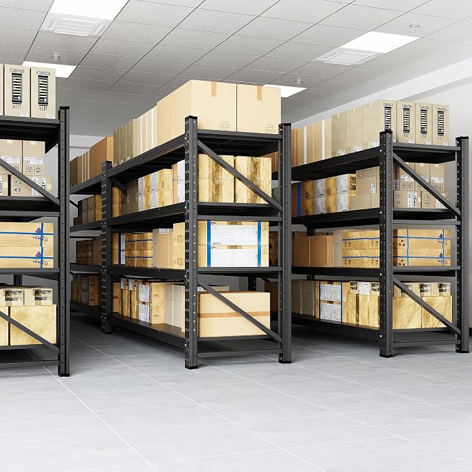 5000LBS Storage Shelves, Adjustable Industrial Shelving, 4 Tier Metal Shelving - Image 4