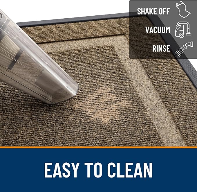 OLANLY Front Door Mat Indoor Outdoor Entrance, Waterproof All-Season, - Image 7