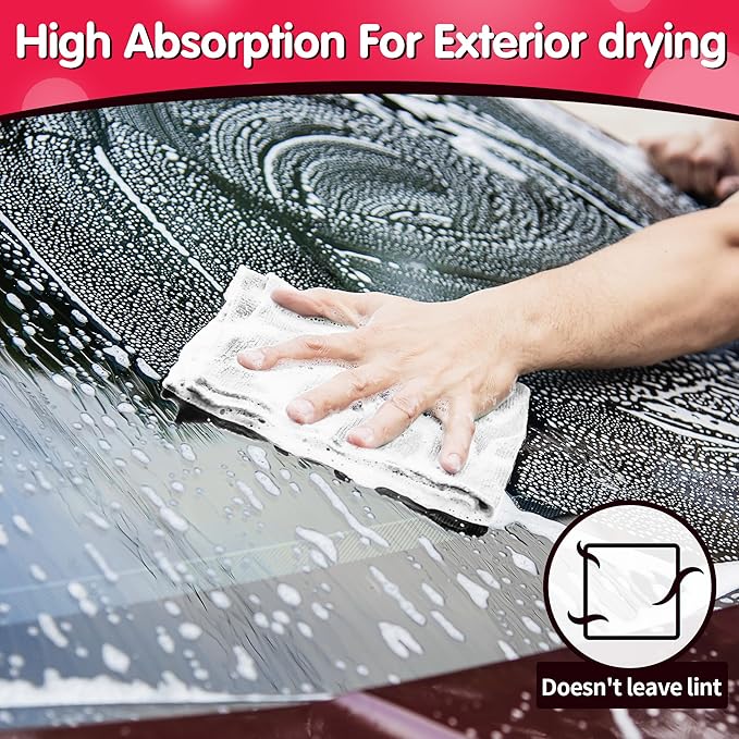 FIXSMITH White Microfiber Cleaning Cloth, 11.5"X11.5" Cleaning Rags - Image 5