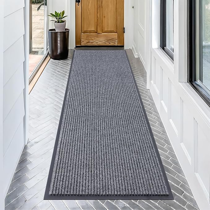 OLANLY Front Door Mat Indoor Outdoor Entrance, Waterproof Heavy Duty Doormat by OLANLY
