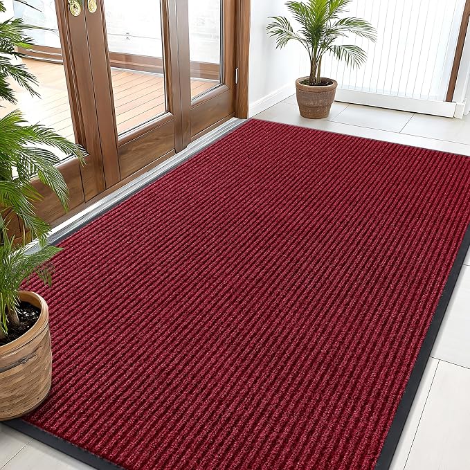 OLANLY Front Door Mat Indoor Outdoor Entrance, Waterproof Heavy Duty Doormat by OLANLY