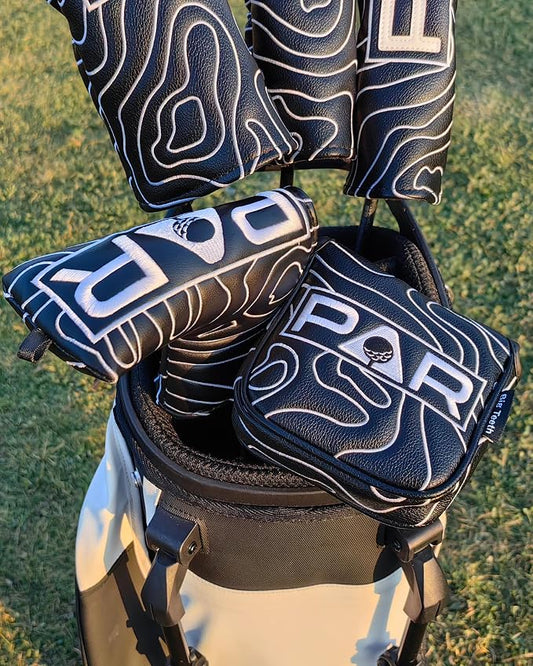 Big Teeth Golf Club Covers Full Set Driver Headcover Fairway Wood Hybrid Golf - Image 2