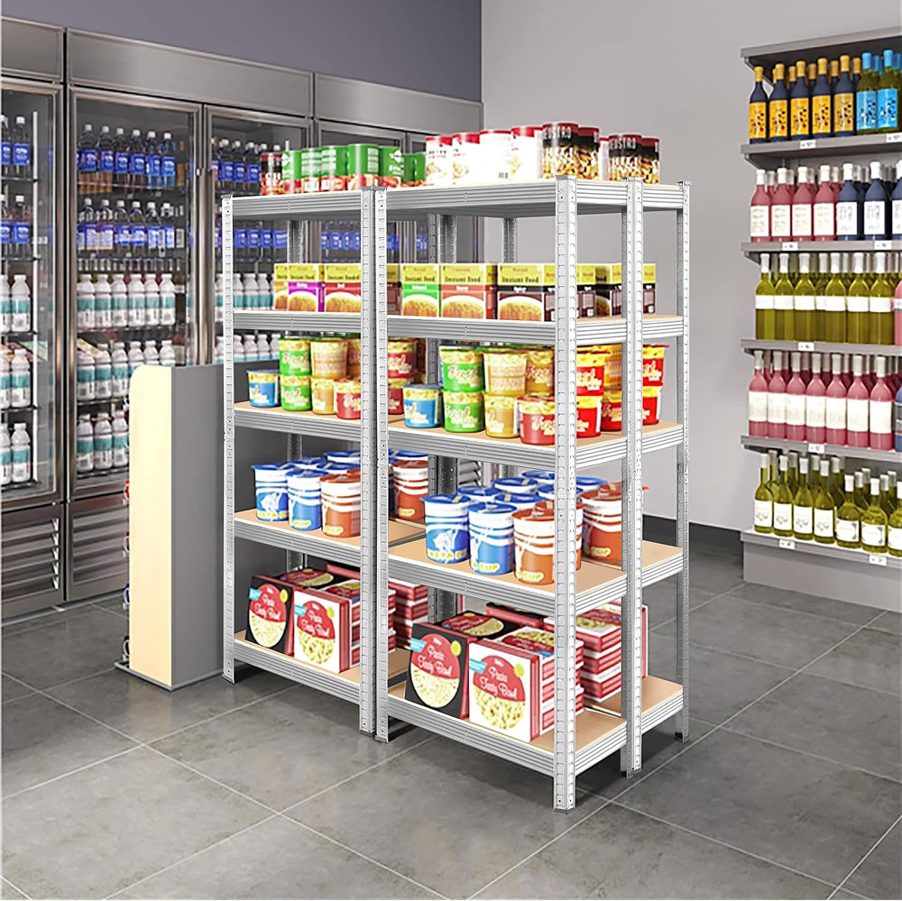Yaheetech 5-Tier Heavy Duty Storage Shelves 35.5" W x 12" D x 71&qu...