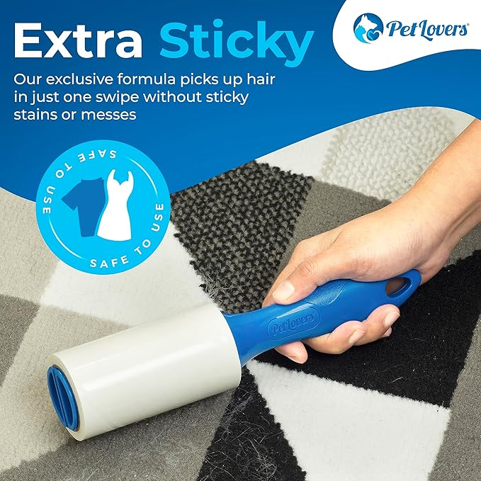 PetLovers Extra Sticky Lint Roller Mega Value Set 720 Sheets - Image 2
