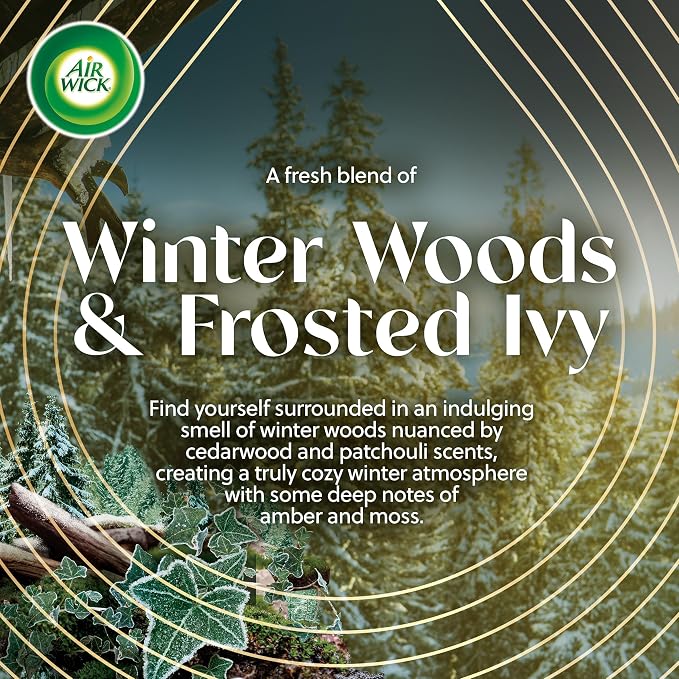 Air Wick Plug In Vibrant Scented Oil, Campfire + Winter Woods, Air Fresheners - Image 2