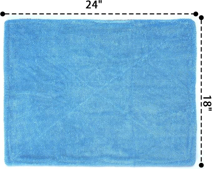 Greenfound Microfiber Towel for Cars, 1000GSM Car Drying Towel, Double Twist - Image 4