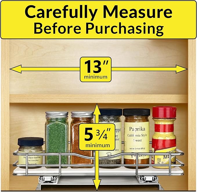 LYNK PROFESSIONAL® Pull Out Spice Rack Organizer - Image 4