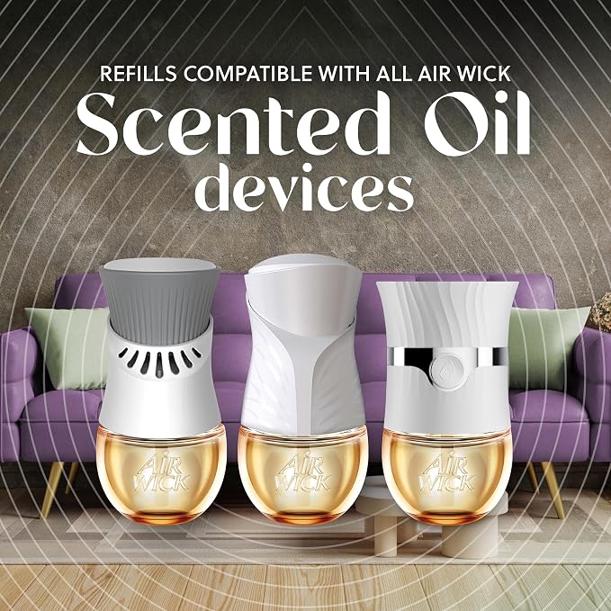 Air Wick Plug In Vibrant Scented Oils Refills, Campfire & Starlit Sky, 5 ct - Image 6