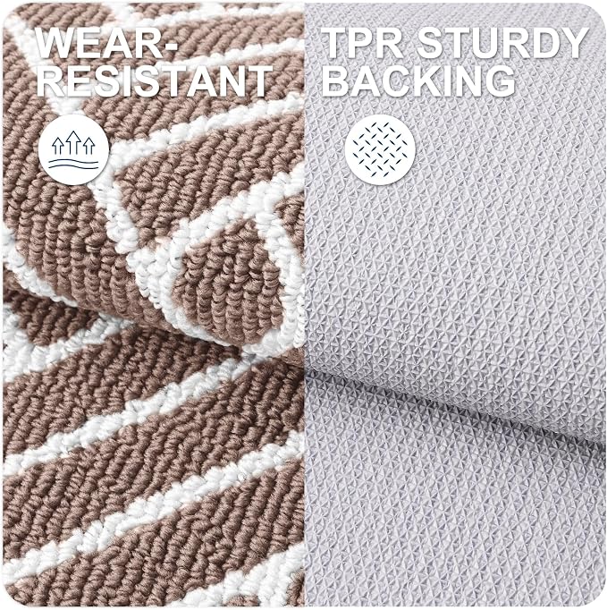OLANLY Runner Indoor Door Mat, 59x23 Inch, Dirt Resistant and Absorbent - Image 3