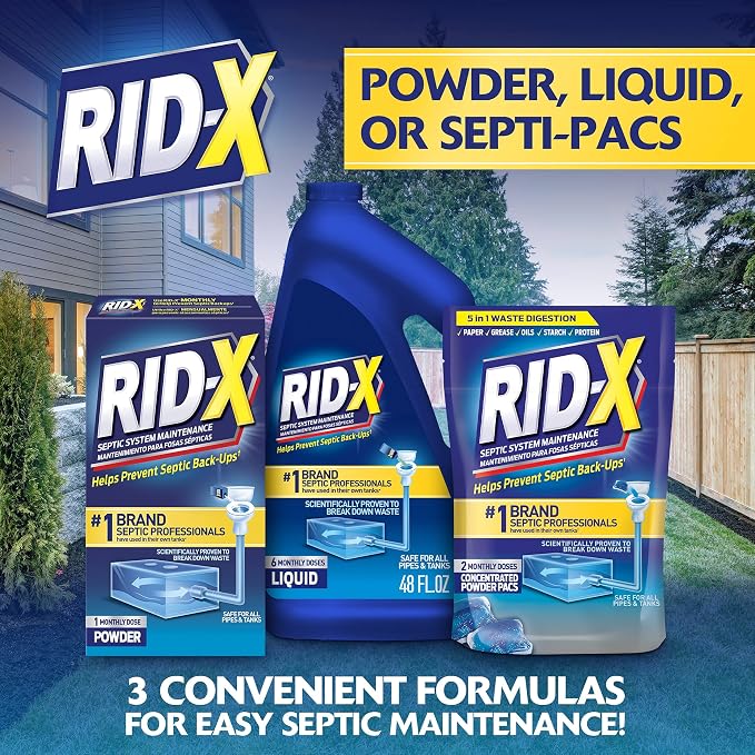 Rid-X Septic Treatment, 12 Month Supply of Septi-Pacs, 12.6 Oz - Image 6
