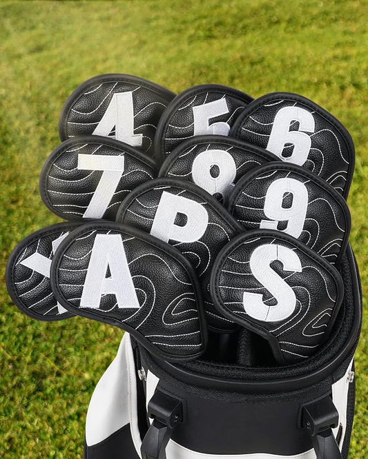 Big Teeth Golf Club Covers Full Set Driver Headcover Fairway Wood Hybrid Golf by BigTeeth