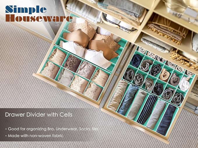 Simple Houseware 4-Pack Drawer Organizer Set - Image 6