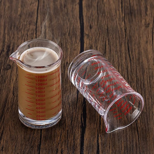 Ackers 4 Oz Glass Measuring Cup, Borosilicate Shot Glass - Image 2