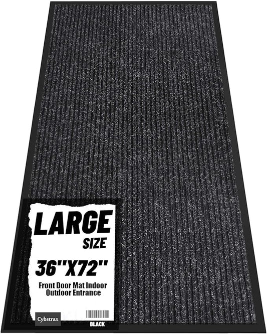 Front Door Mat Indoor Outdoor Entrance, TPR Backing Non-Slip Doormats, Low by Unknown