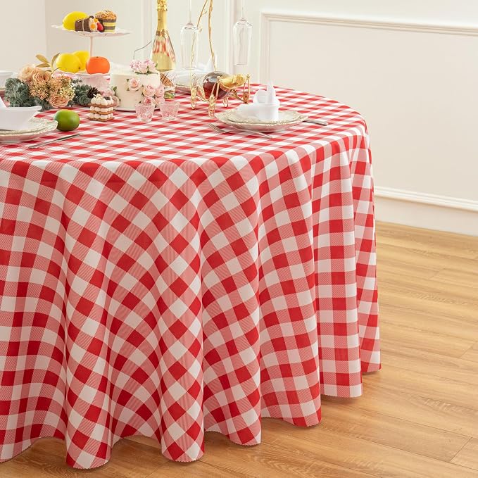 Waterproof Plaid Tablecloth Fabric - Image 6