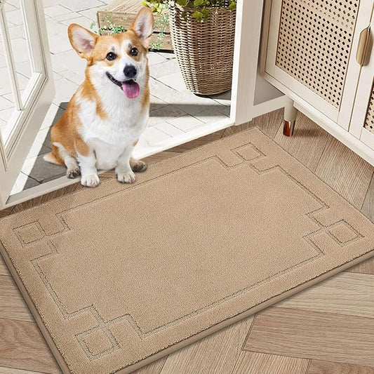 BEQHAUSE Door Mat 20" x 32", Non-Slip Door Mats Indoor Entryway Rugs Washable by BEQHAUSE