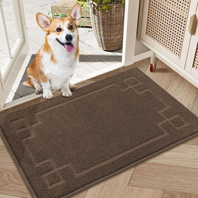 BEQHAUSE Door Mat 20" x 32", Non-Slip Door Mats Indoor Entryway Rugs Washable by BEQHAUSE
