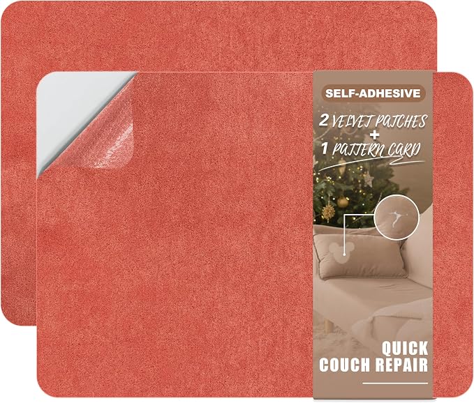Azobur Fabric Couch Repair Patch 8.3 x 11 inches, Self-Adhesive Fabric Repair by Azobur
