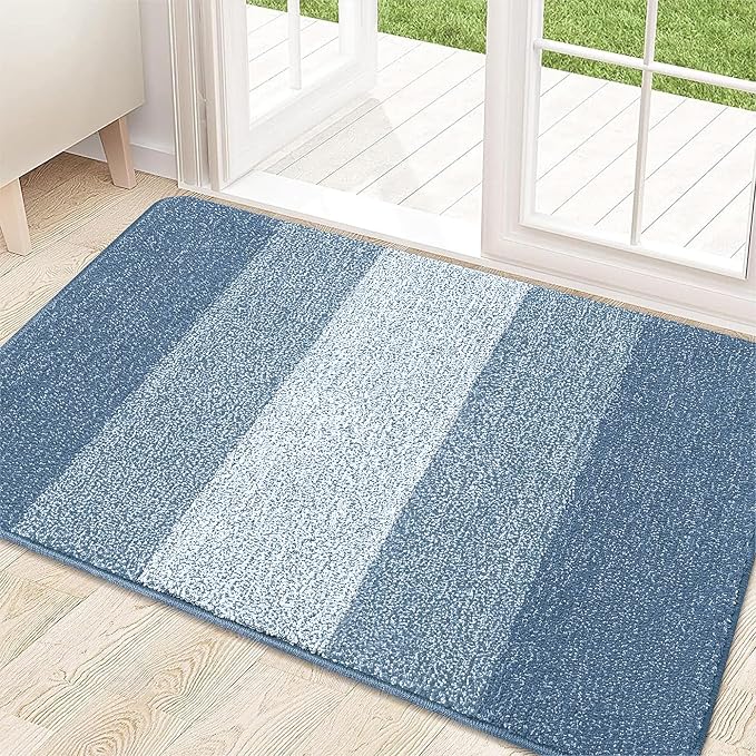 Kitinjoy Indoor Outdoor Door Mat, 32x20 Non-Slip Absorbent Dirt Trapper by Kitinjoy