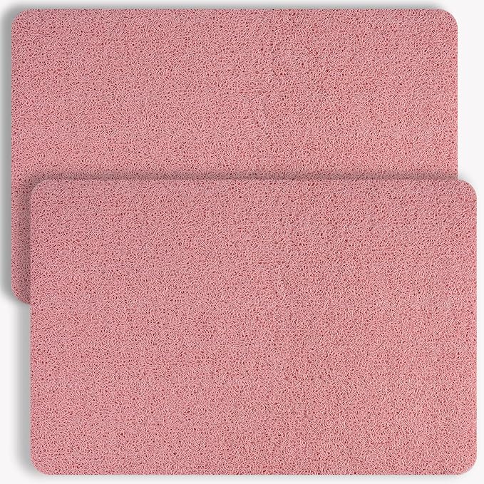 Non-Slip Bathtub Mat, 2 Pack Anti Slip Shower Mat, Fast Drying Bathtub Mats by Hargiis