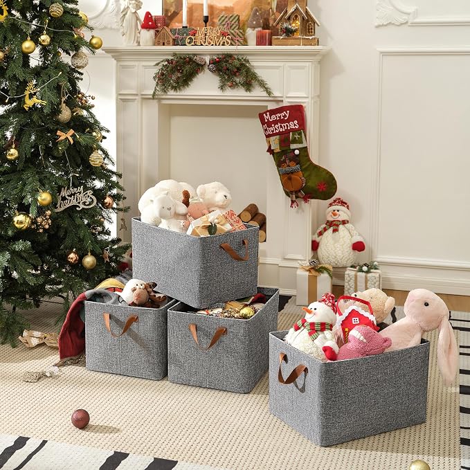 GRANNY SAYS Storage Baskets for Shelves, Closet Organizer Bins, Clothes Storage - Image 2