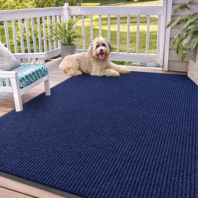 OLANLY Front Door Mat Indoor Outdoor Entrance, Waterproof Heavy Duty Doormat by OLANLY