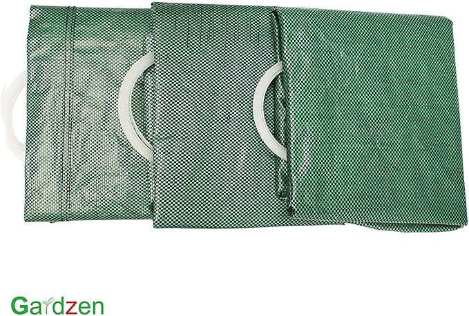 Gardzen 3-Pack 32 Gallon Yard Waste Bags, Reusable Heavy Duty Collapsible - Image 5