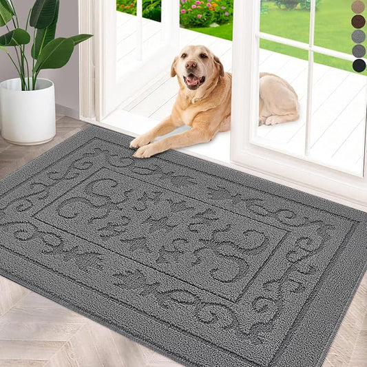 FONEYI Indoor Door Mat 32" x 40", Dirt Trapper Door Mats Non-Slip Entryway Rugs by FONEYI