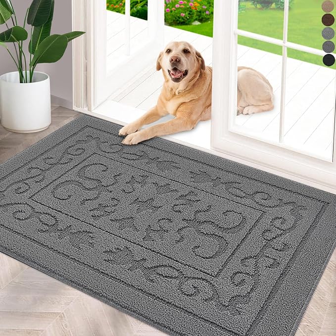 FONEYI Indoor Door Mat 36" x 59", Dirt Trapper Door Mats Non-Slip Entryway Rugs by FONEYI