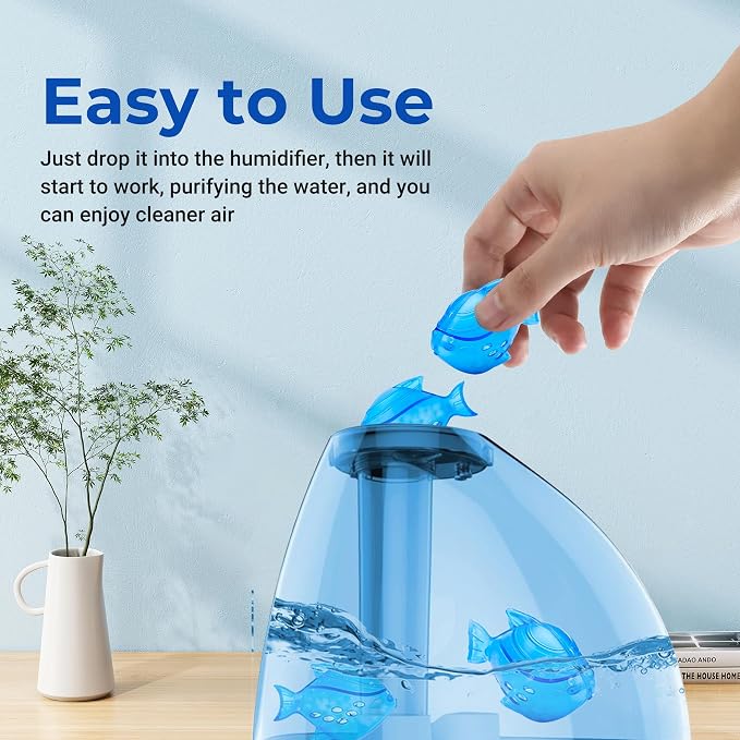 Funmit 6 Pack Universal Humidifier Cleaner Fish Compatible - Image 9