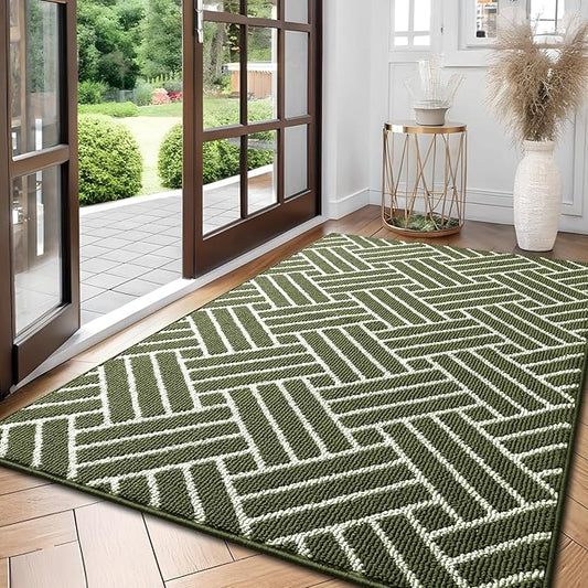 OLANLY Large Indoor Door Mat, 59x35 Inch, Dirt Resistant and Absorbent by OLANLY