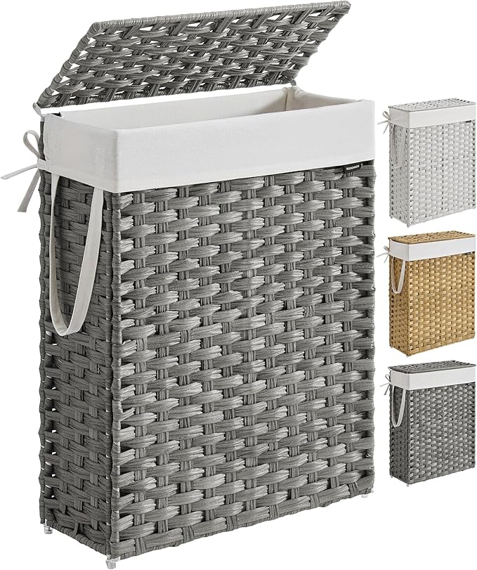 SONGMICS Slim Laundry Hamper by SONGMICSbySONGMICSHOME