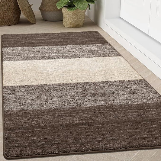 Kitinjoy Indoor Outdoor Door Mat, 71x47 Non-Slip Absorbent Dirt Trapper by Kitinjoy