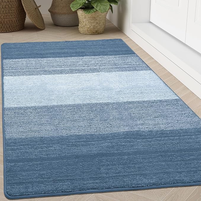 Kitinjoy Indoor Outdoor Door Mat, 71x47 Non-Slip Absorbent Dirt Trapper by Kitinjoy