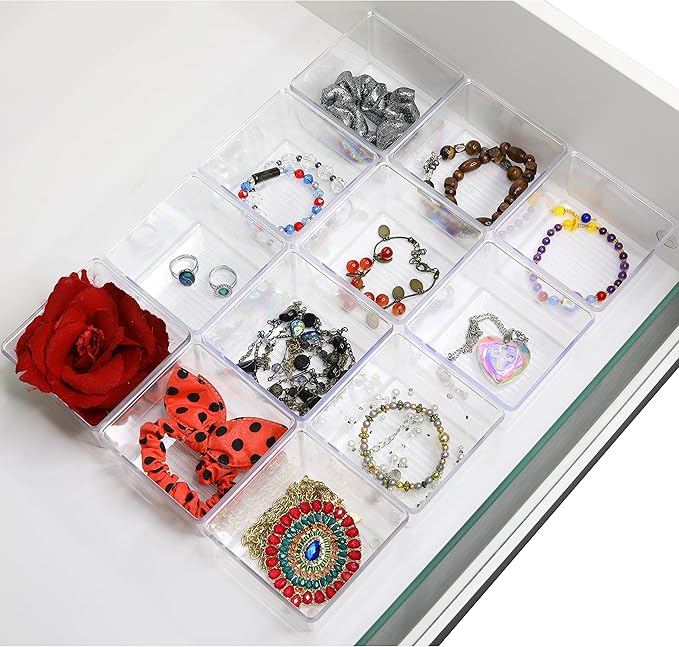 Simple Houseware Clear Drawer Organizer - Image 3