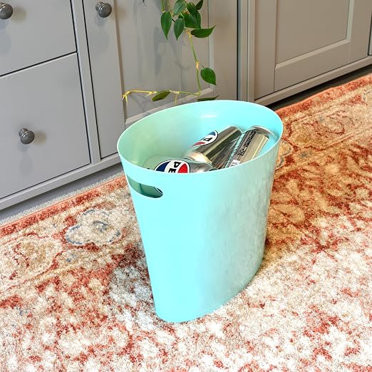 Youngever 2 Gallon Slim Trash Can, Plastic Garbage Container Bin, Small Trash - Image 3